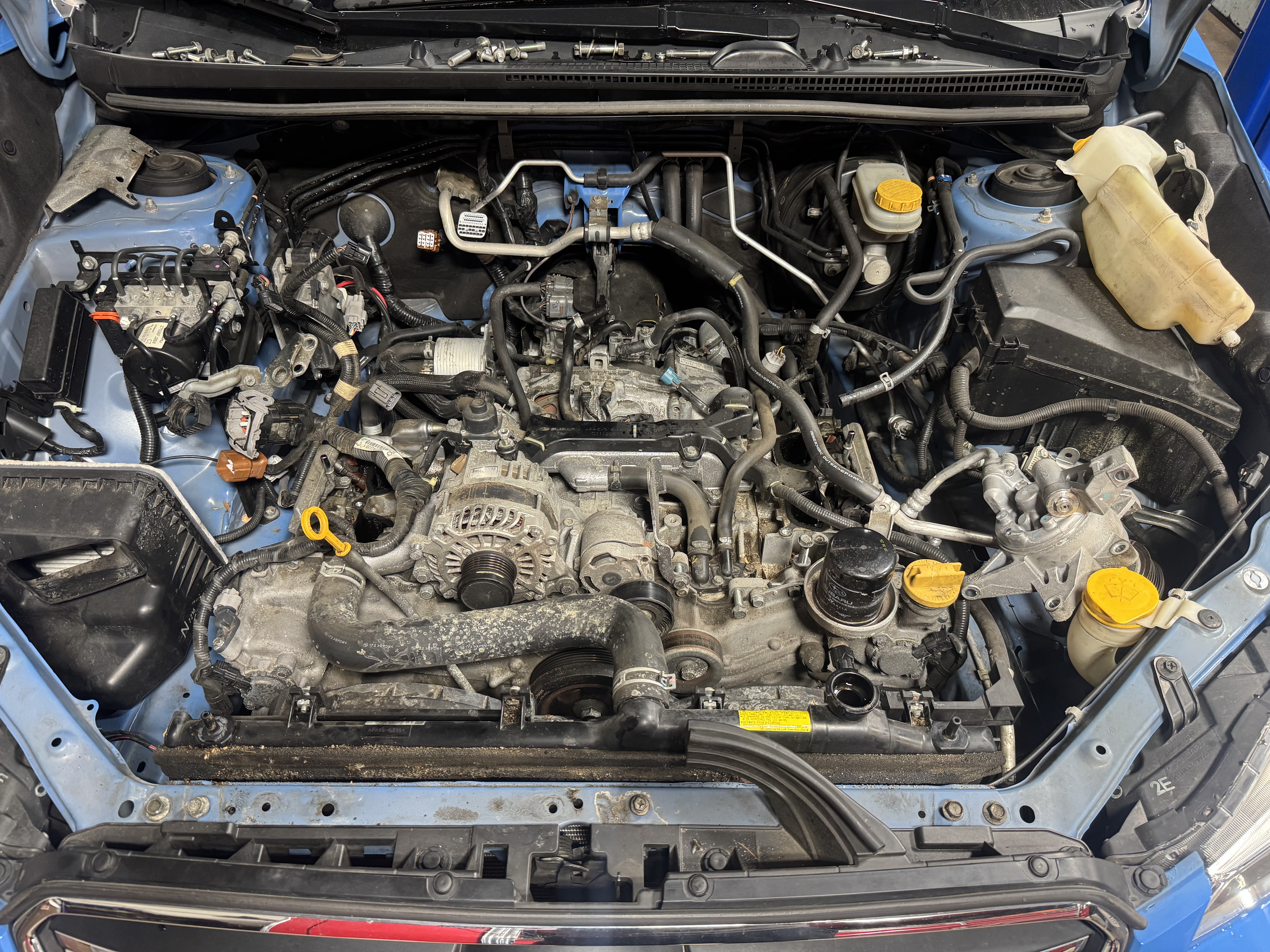 2017 Subaru Crosstrek Engine Oil in Coolant Diagnosis & Reseal Repair Granby CT