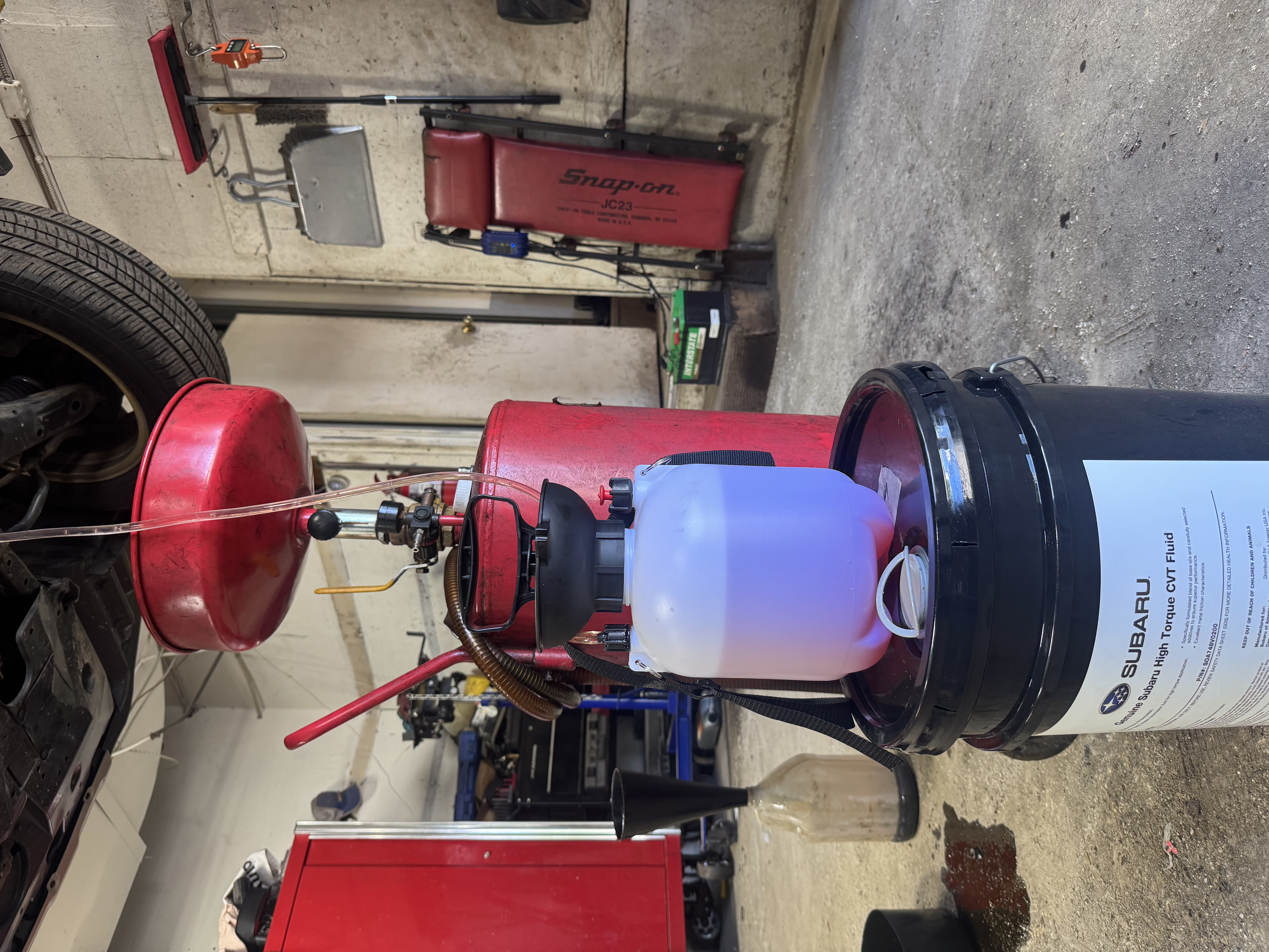 Subaru 3 6L Cvt High Torque Fluid Does This Look Like Lifetime Fluid To You
